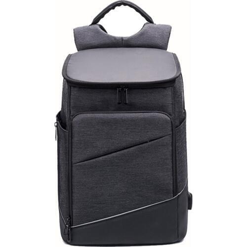 Mans Usb Charging Canvas Backpack Travel Schoolbag Male Backpack Men Large Capacity Rucksack Shoulder School Bag Mochila