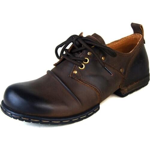 British Style 2021 New Fashion Luxury Genuine leather Boots popular mens tooling shoes Men Dress Boots Business shoes, EU3844