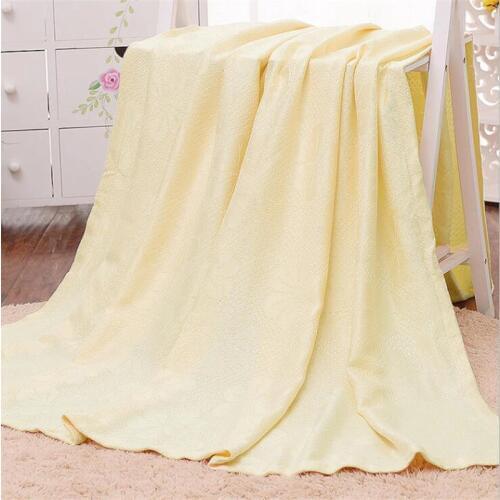 New Throw blanket -1pc bamboo blanket for adult leaves jacquard blanket for Beds soft throw rugs cool sofa blanket