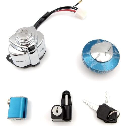 Motorcycle Ignition Switch Seat Gas Cap Cover Lock Key For Honda Shadow VT600 400 750 Steed Magna250 VLX 400 VLX600 CA250 DDY250