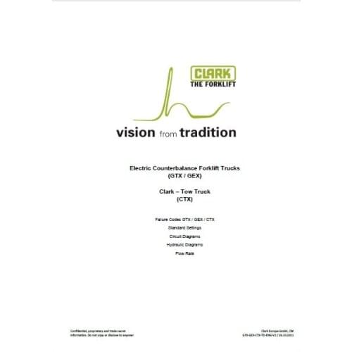 Clark Forklift PDF 2021 Service and Bulletins, Maintenance, Schematic Manuals