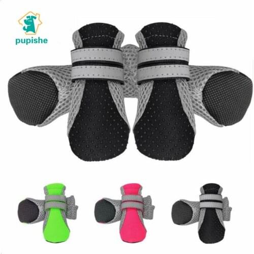 Outdoor Waterproof Dog Socks Sport Wear Non-Slip Anti Skid Cotton Elastic Shoes with Fixed Belt for All Breeds Chihuahua Poodle