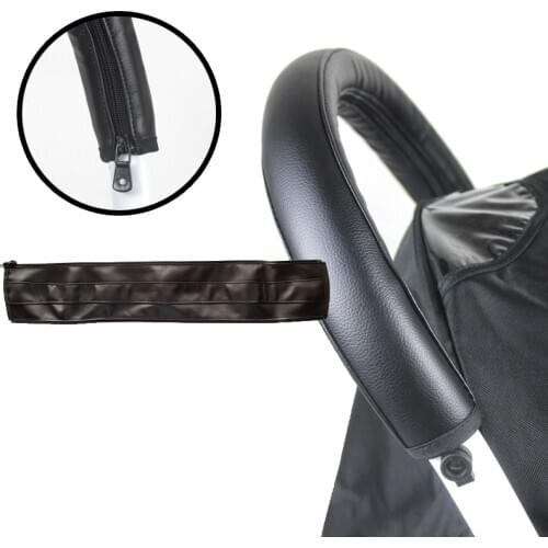 Generic Artificial Leather Sleeve Cover of Handlebar Consoles For Babyzen YOYO Stroller