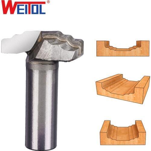 WeiTol 1pcs Engraving Bit solid carbide router bit Woodworking Tools CNC milling cutter endmill for wood