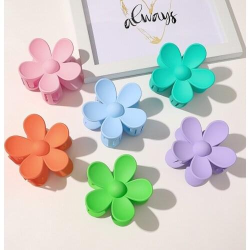 Candy color catch clip sweet flower bow hairpin shower hair catch plate hair clip hair accessories