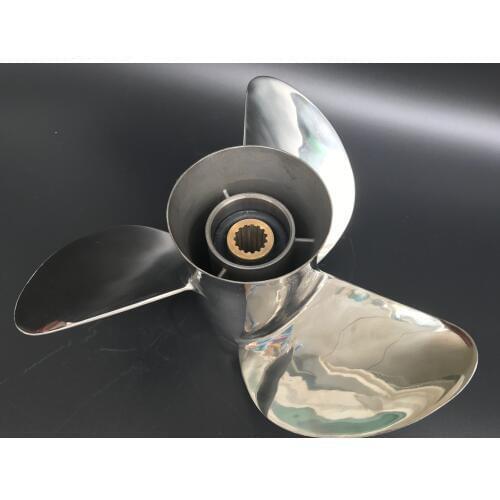 13 7/8x15 for Tohatsu 60-140HP outboard Engine steel propeller outboard boat accessories marine 15 teeth marine propeller