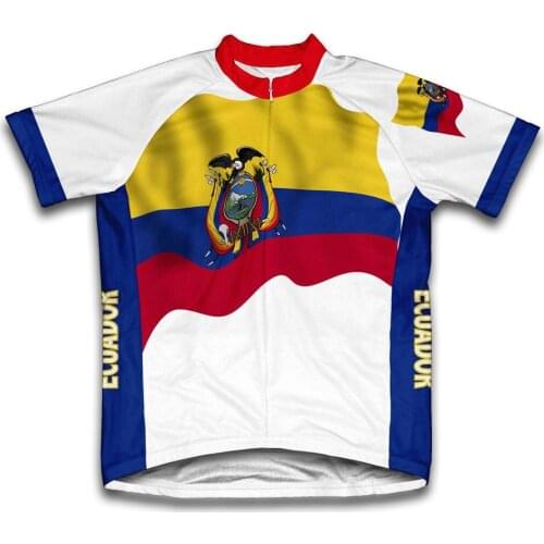 2021 More Style Ecuador Republic Men And Women classic cycling team short sleeved bike Road Mountain Race Clothing bike jersey