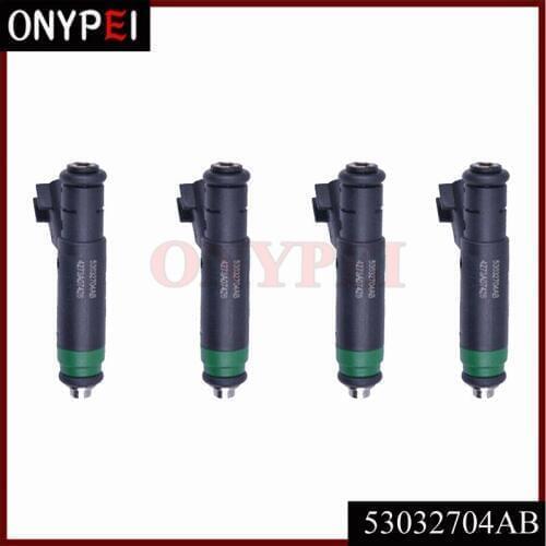 4pc Fuel Injector 53032145AA 53032704AB 812-12147 FJ475 Fit for Dodge- Dakota Durango Ram 1500 Jeep- Grand Cherokee