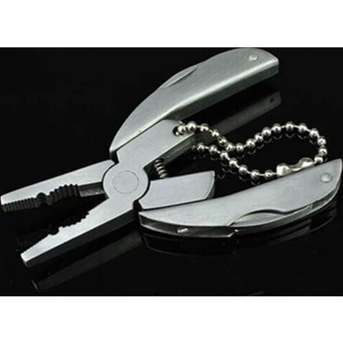 6 in 1 Mini Multifunction Stainless Steel Hammer Wrench Pliers Saw Blade Knife Tools Set Hand tools Free Shipping