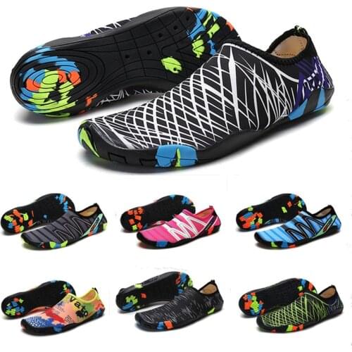 Aqua Shoes Mens Swimming Shoes EVA Quick Drying Sneakers for Swimming Beach Shoes Women Outdoor Wading Upstream Water Sports