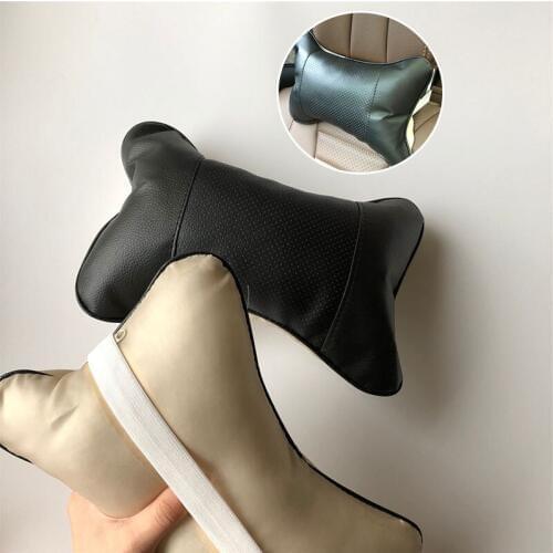 2pcs Car neck pillows universal headrest case for Jaguar XF XJ XJS XK S-TYPE X-TYPE XJ8 XJL XJ6 XKR XK8 XJS X320 X308