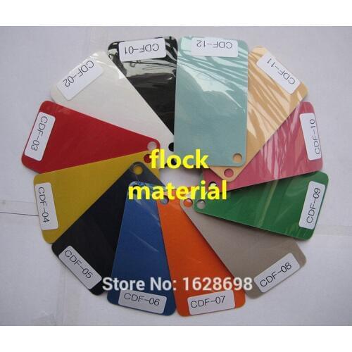 CDF-10 pink color flock Easy to Weed Soft STRETCH Heat Transfer Vinyl Material T Shirts, cutter