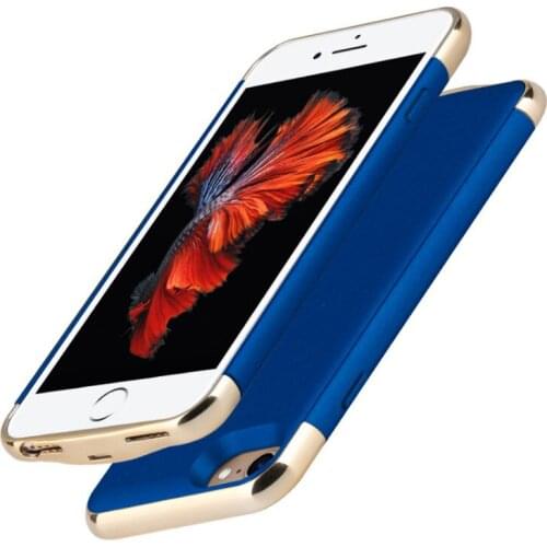 For iPhone6 6s 7 External Battery Power Bank Back Case Backup Jacket Battery Charger Cases 5 colors