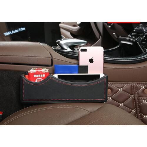 Lapetus 2 Color For Mazda CX-3 CX-5 Seat Side Multifunction Container Storage Box Phone Tray Accessory Cover Trim 1 Piece