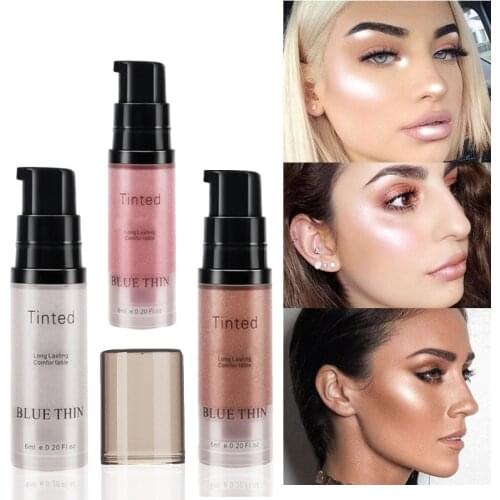 Highlighter Contouring Makeup Face Brightener Concealer Liquid Highlighter Primer Bronzer Face Cosmetics
