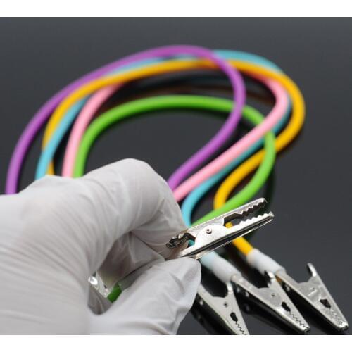 Dental Clinic Bib Clips Flexible Chain Napkin Holder Baby Silicone Patient Clip