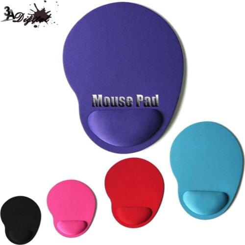 Mouse Pad Mat Desk Pad Anti-Slip Gel Wrist Support With Wrist Protect Anti-friction Anti-washing For PC Laptop Computer