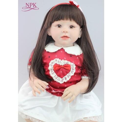New Design 70cm Silicone Reborn Baby Dolls Boneca Reborn Realista Fashion Dolls For Princess Children Birthday Gift Bebes Reborn