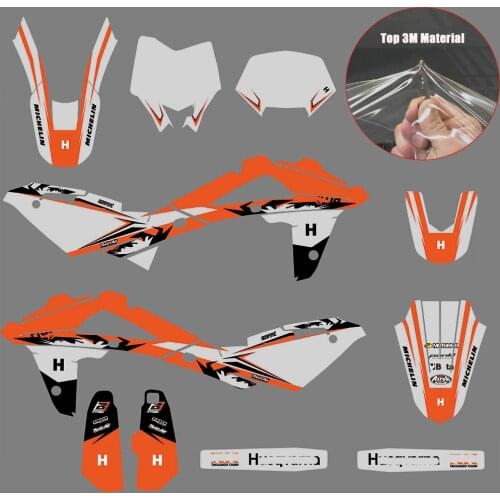 Decal for Husqvarna TE TC 450 511 2008 2009 2010 Full Motocross Team Background Fairing Stickers