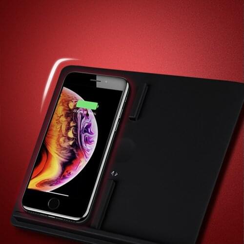 New Wireless Charger Pad Fast Charging Panel iPhone Android With Cable For Tesla Model 3 2020 2021 Car Styling Accessories