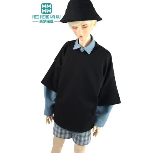 Clothes for doll fits 1/3 68-75cm BJD uncle doll Spherical joint doll Fashion loose shirts, T-shirts