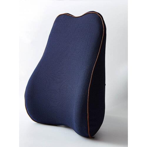 Memory Cotton Pregnant Waist Back Cushion Solid Colors Cozy Support Car Office Home Chair Orthopedic Lumbar Relieve Cushions