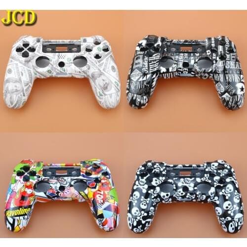 Plastic Hard Shell Front back Upper Under Controller Handle Housing Shell Case Cover For Sony PS4 JDM-010 011 for US Version