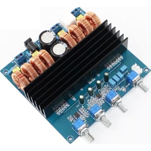 TDA7498 TL072 2.1 DC 24V Class D Digital Power stereo Amplifier Board Surpasses TPA3116 2*100W+200W Amp Amplificador