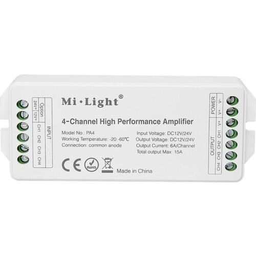 [Seven Neon]free shipping DC12V-24V 4-Channel Hight Performance Amplifier for led strip/led spot lighting