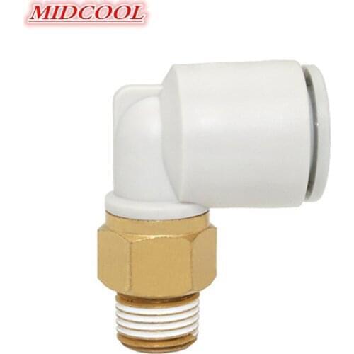 Male Elbow Sealant Pneumatic fittings Copper Connector KQ2L Series KQ2L04-M3N