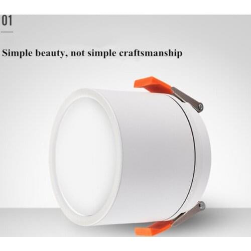 LED downlight light Ceiling Spot light recessed Light Indoor Lighting 10W 12W 15W18W LED ceiling Lamp 1pcs high quality Dimmable