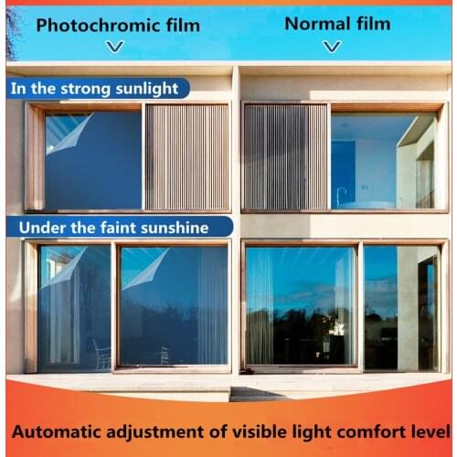 SUNICE Smart Optically- Controlled Window film Privacy Glass Solar Tint Explosion-proof Car Buliding Heat Insulation 1.52*10m