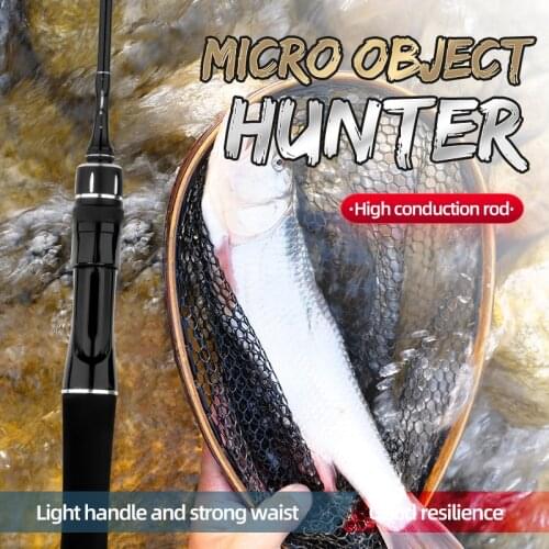 High Sensitivity UL/L Supper Soft Casting Spinning Trout Fishing Rod High Carbon Solid Tips Lure Weight 1-10g Micro Lure Rod