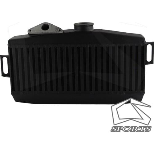 High Performance TMIC Top-Mount Intercooler For 2008-15 S*ubaru W*RX S*TI Silver/Black