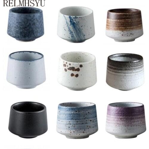 1PC RELMHSYU 200ml Nordic Style Ceramic Coffee Cup Small Water Tea Cup Drinkware