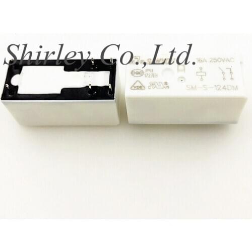 100%Original New SANYOU SM-S-124DM 6PINS 16A250VAC 24VDC Power Relay