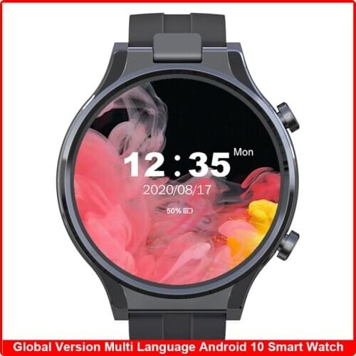 2021 New Smart Watch Men 2.1'' Round Display Ceramic Bezel MT6762 Helio P22 Octa-Core 4+64GB Android 10 Watch Phone Smartwatch
