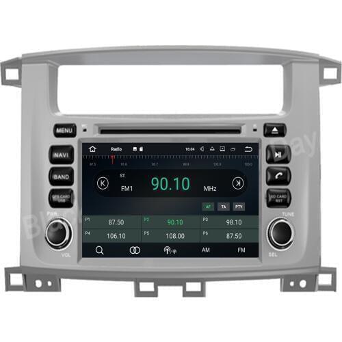 2Din Android 10 4GB RAM 7" For Land Cruiser 100 GPS Navi Stereo Radio Car Multimedia Player Head Unit System 8 core PX5