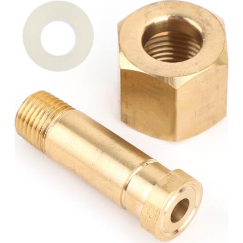 Artudatech CGA-320 Nut & Nipple w/ Washer CO2 Carbon Dioxide Fittings x 1/4" NPT CO-2 CO-3