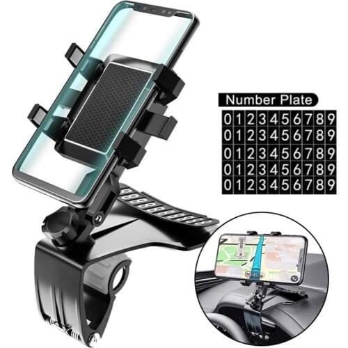 Tongdaytech Dashboard Car Phone Holder Stand For Iphone 12 11 Pro Max Samsung Xiaomi Bracket In Car Soporte Para Telefono Movil