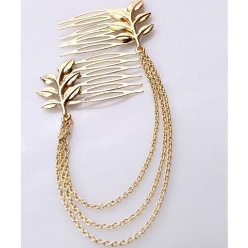 European and American fashion temperament olive hair accessories jewelry hair clip hair chuck hair plug comb