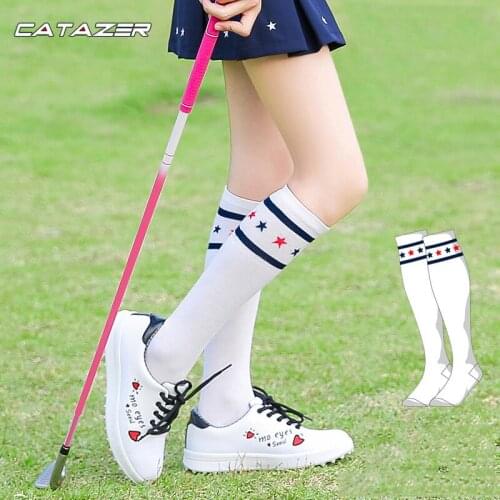 Compression Socks Golf Socks Over The Knee Socks Golf Socks Stockings Girls Sports Socks Sweat-absorbent Breathable Summer