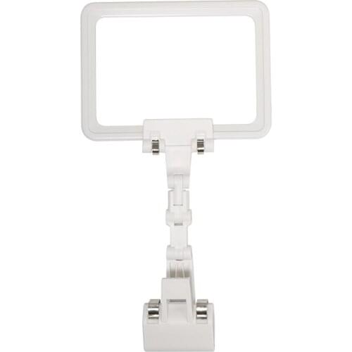 Red Black Yellow White Shop Shelf Channel Edge Mounted Label Price Tag Holder Display Clip with Sign Frame