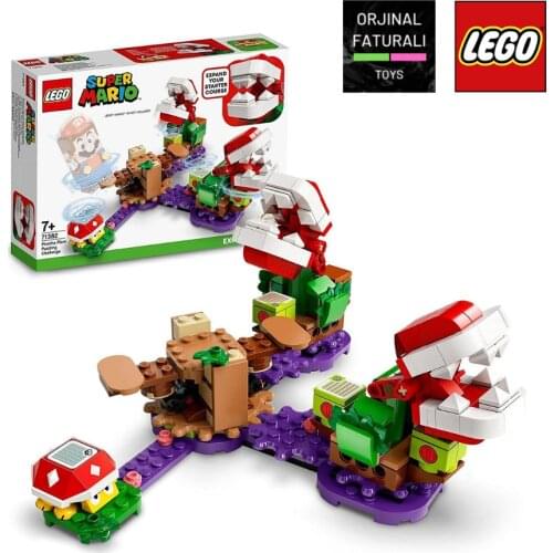 LEGO Super Mario Piranha Plant Surprising Obstacle Addition Adventure Set 71382 Collectible Toy Building Set for Kids 267 Pieces