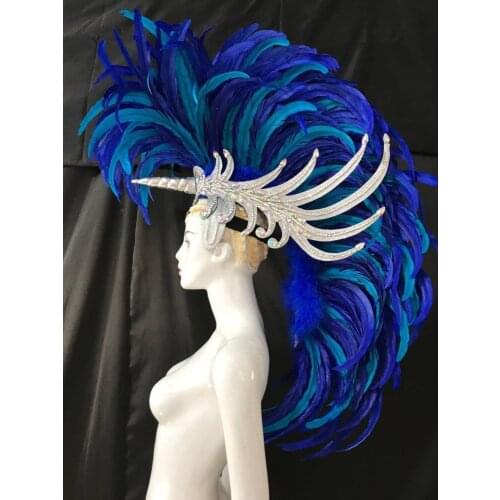 Lo spettacolo di danza copricapo di piume di accessori di abbigliamento La FESTA La Maschera IL Festival