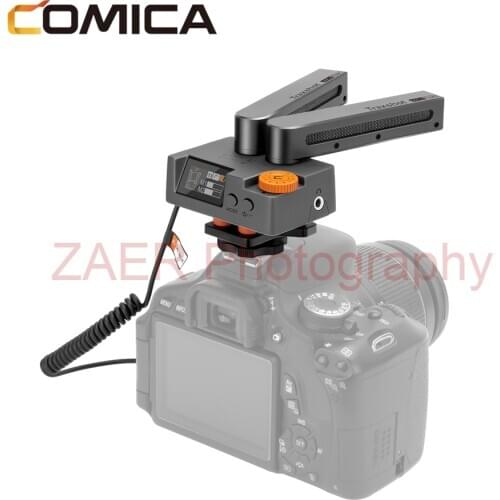 Comica Traxshot Professional Super Cardioid Microphone All-in-One Shotgun Mic Transformable Video Microphone for Phone Camera