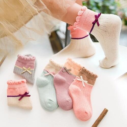 Sweet Baby Socks Long Tube Socks Cute Princess Baby Girls Socks Knee High Bow Socks for Girl Kids Children Leg Warmer Boot
