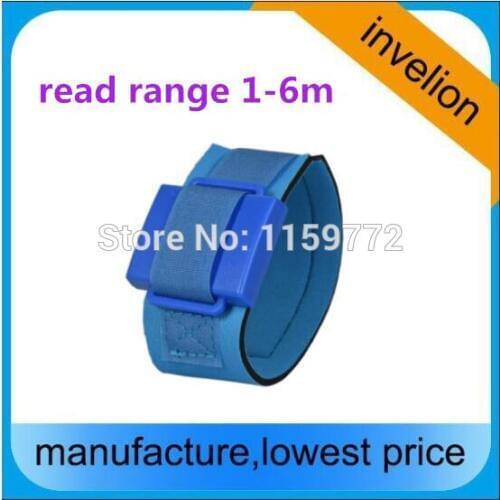 Reusable waterproof rfid wristband / uhf rfid bracelet 860-960Mhz with single chip for timing system long range 1-6m