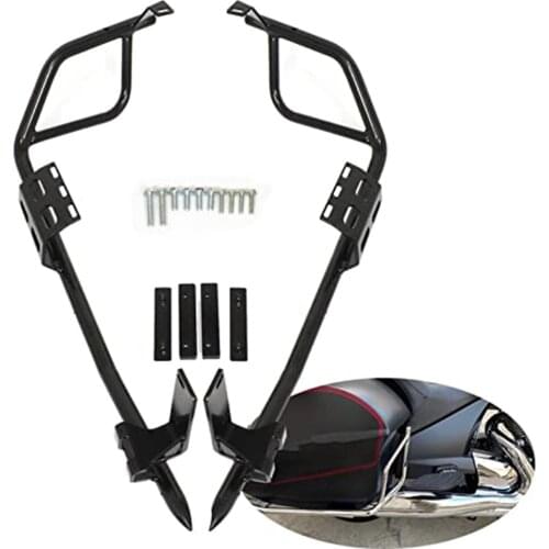 Motorcycle Rear Saddle Bag Guards Rails Saddlebag Bracket Guard Crash Bars Bumper For Victory Cross Country Tour Crossroad