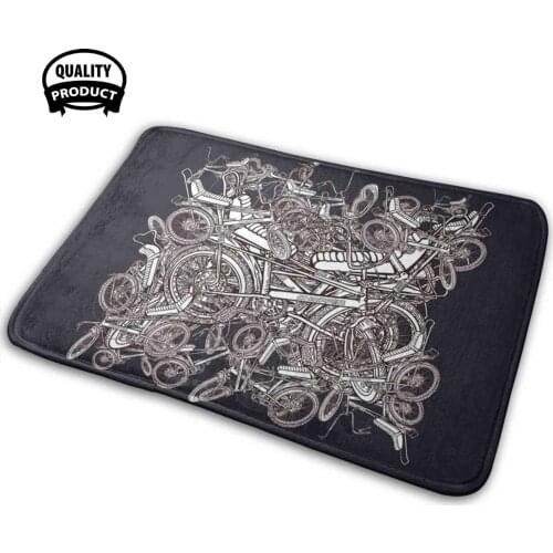 Choppers 3D Soft Non-Slip Mat Rug Carpet Cushion Mrwonderfool Greg Downie Chopper 1970S Cool Bike Banana Seat Ape Hangers